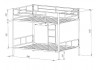 Кровать двухъярусная «Севилья 2.03 (120)»